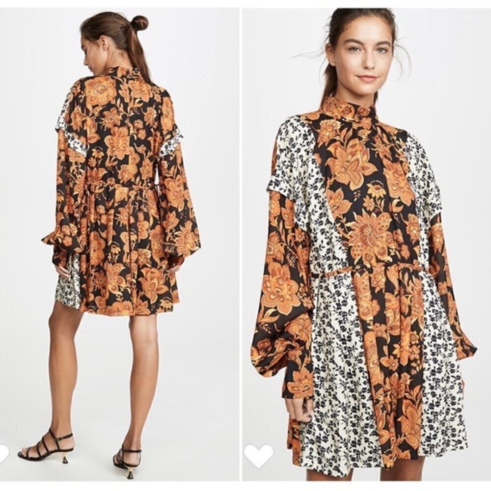 Dodo Bar Or Dress Erin Mini Dress in Dalida el Roma Orange S / 6 / 42